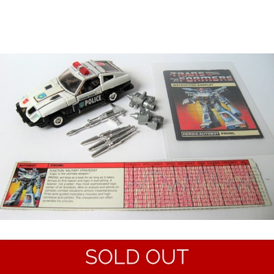 Prowl - Transformers G1 Vintage Original